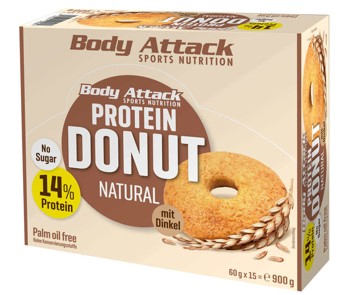 Protein donut 60g Nature Body Attack Sports Nutrition
