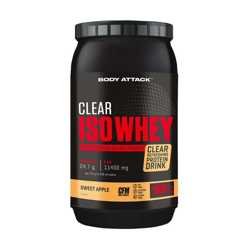 BODY ATTACK CLEAR ISO WHEY 900g Sweet Apple