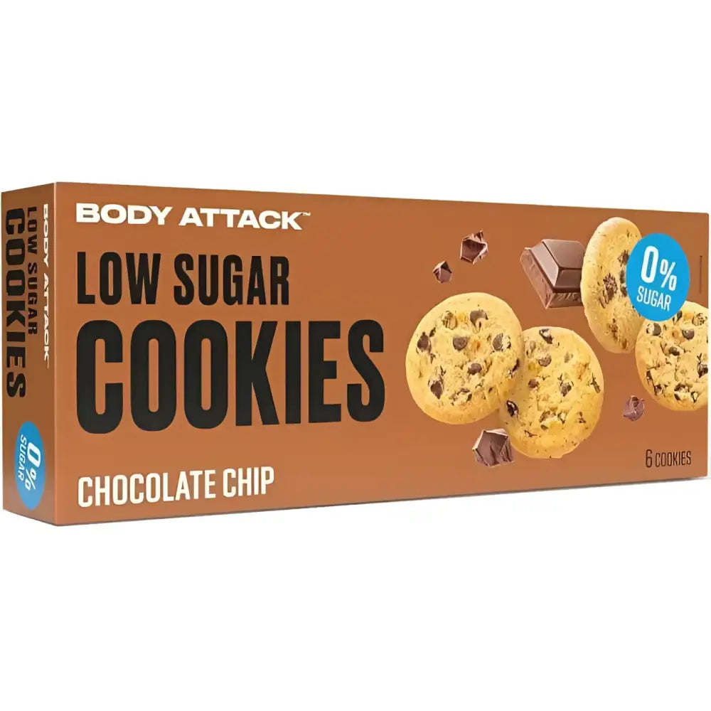 Paquet de cookies pépites de chocolat body attack sports nutrition