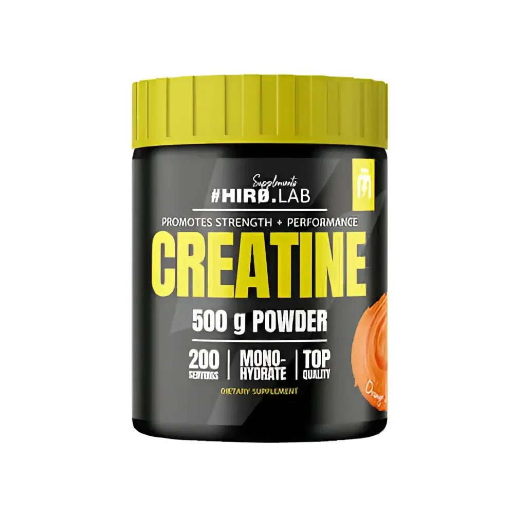 Créatine Hiro Lab 500g saveur orange - complément alimentaire pour l’énergie et la puissance