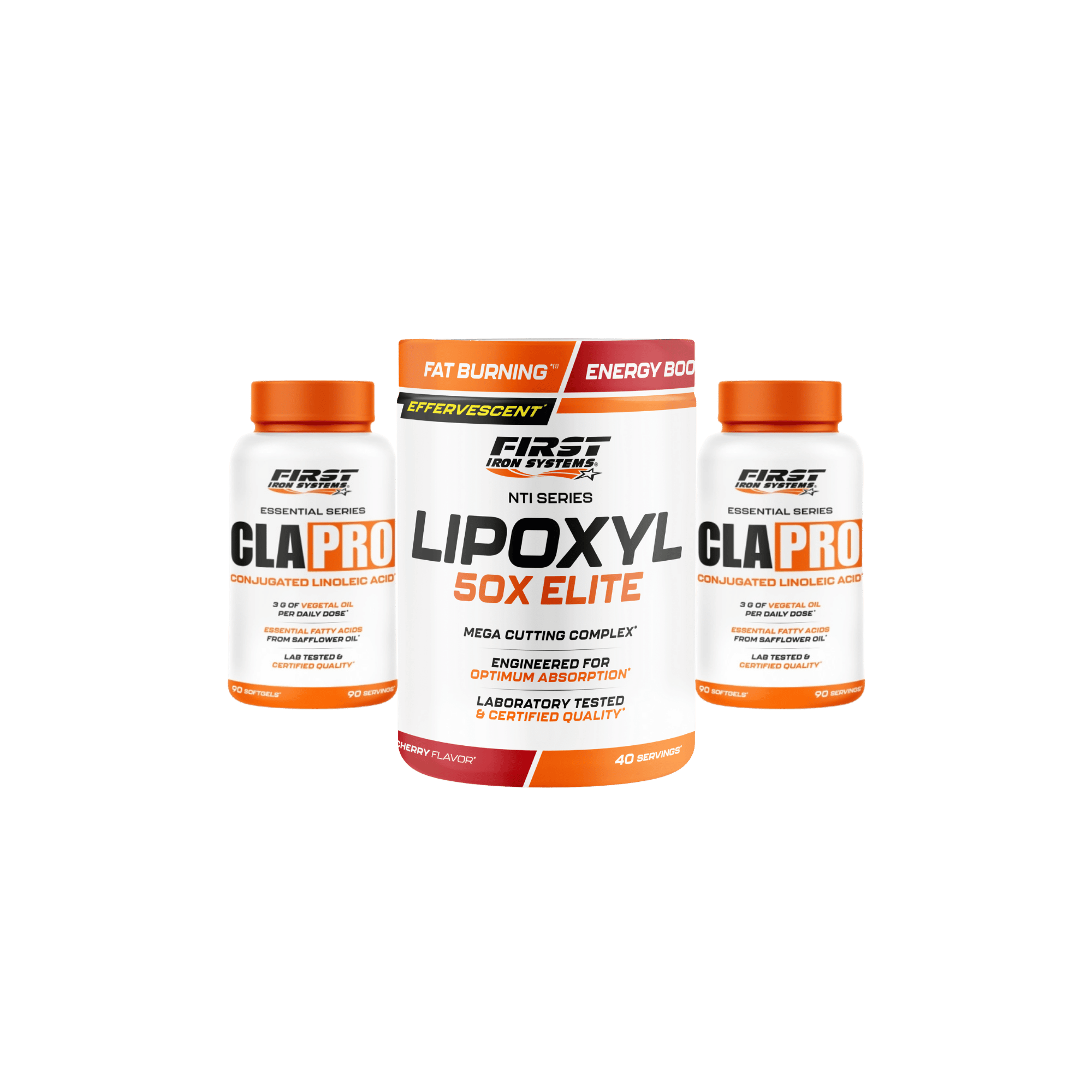Pack Sèche et Définition 2 NTI SERIES - Combinaison de LIPOXYL 50X ELITE et CLA PRO pour brûler les graisses et optimiser la définition musculaire.
