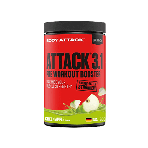 Attack 3.1 Booster Pre Workout 600g Green Apple