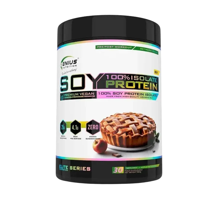 Soy Protein Isolate 900g Apple Pie Genius Nutrition France