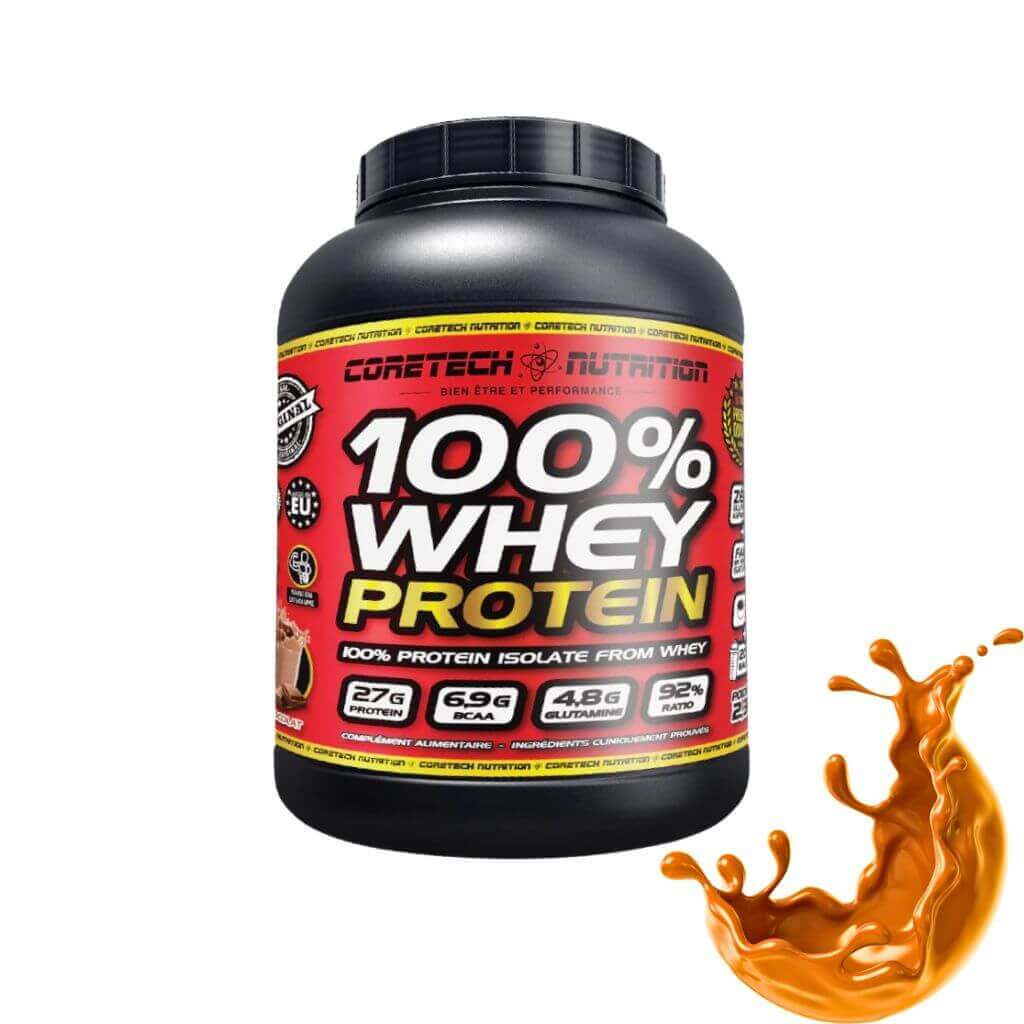 100% Whey Proteine 2,3kg CoreTech Nutrition - Parfum Cappuccino