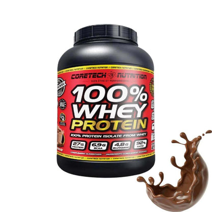 100% Whey Proteine 2,3kg CoreTech Nutrition - Parfum Chocolat