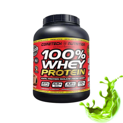 100% Whey Proteine 2,3kg CoreTech Nutrition - Parfum Pistache