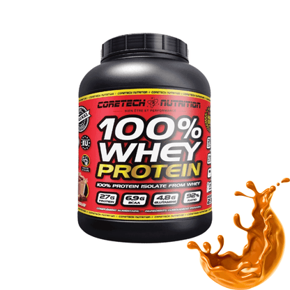 100% Whey Proteine 908g - CoreTech Nutrition - Parfum Cappuccino