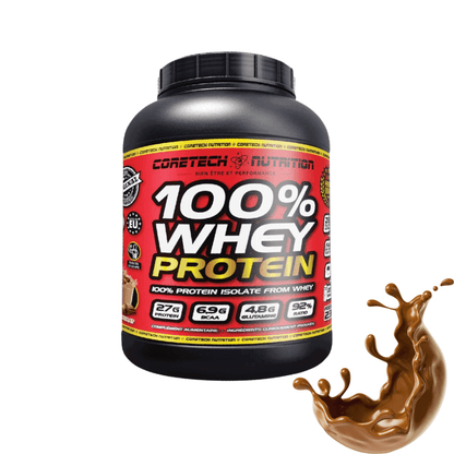 100% Whey Proteine 908g - CoreTech Nutrition - Parfum Noisette