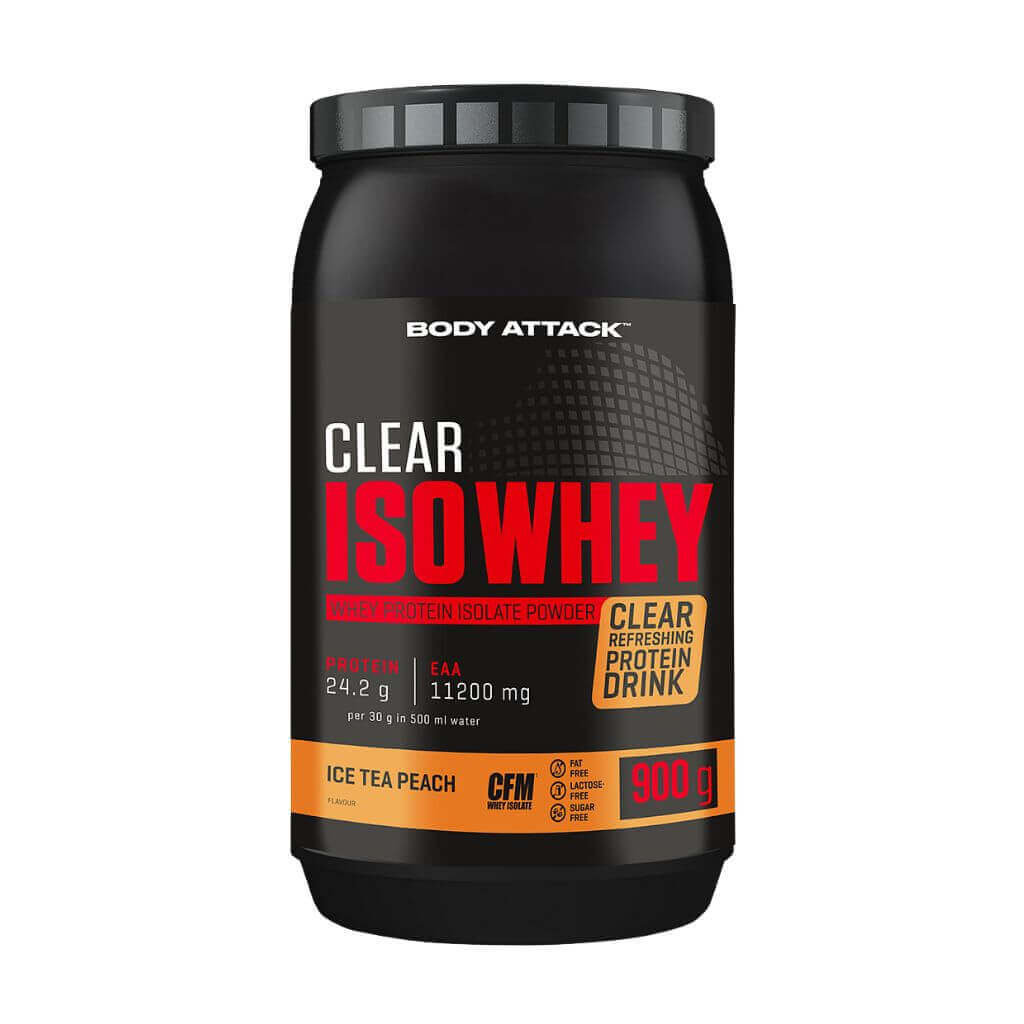 BODY ATTACK CLEAR ISO WHEY 900g Ice Tea Peach