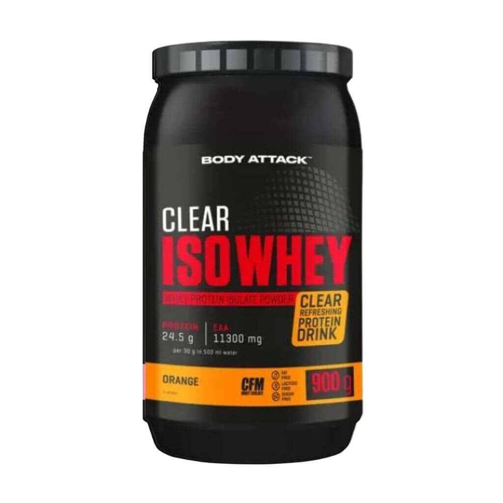 BODY ATTACK CLEAR ISO WHEY 900g Orange