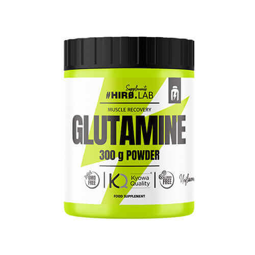 Glutamine 300g - Hiro.Lab – Accélérez votre récupération musculaire avec la qualité Kyowa pour des résultats de musculation impressionnants.