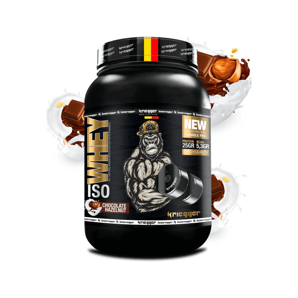 Iso Whey Protein Chocolat-Noisette 1 kg | Kriegger Sport Nutrition