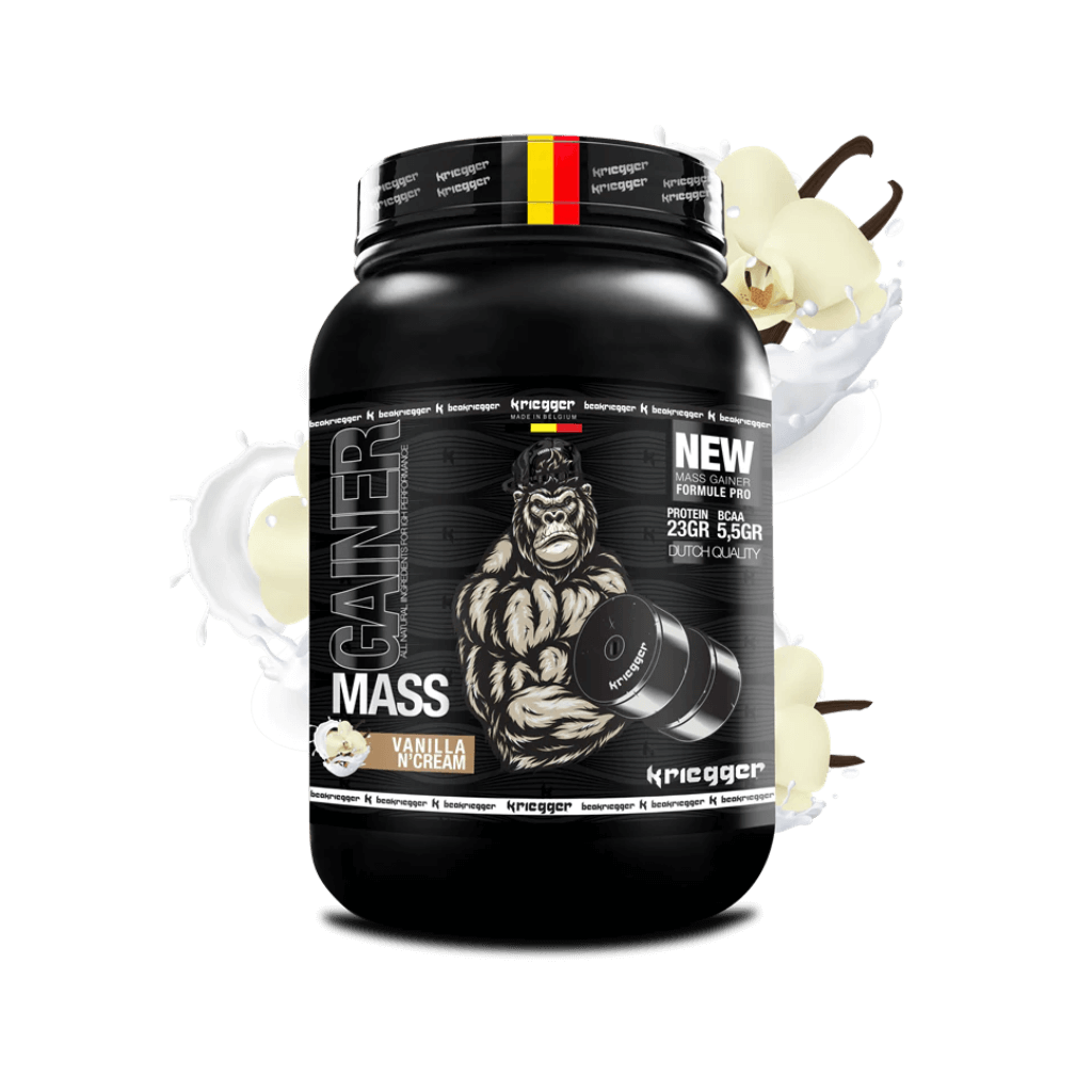 MASS GAINER VANILLA N'CREAM 3Kg - KRIEGGER SPORT NUTRITION - Force Addict Pro