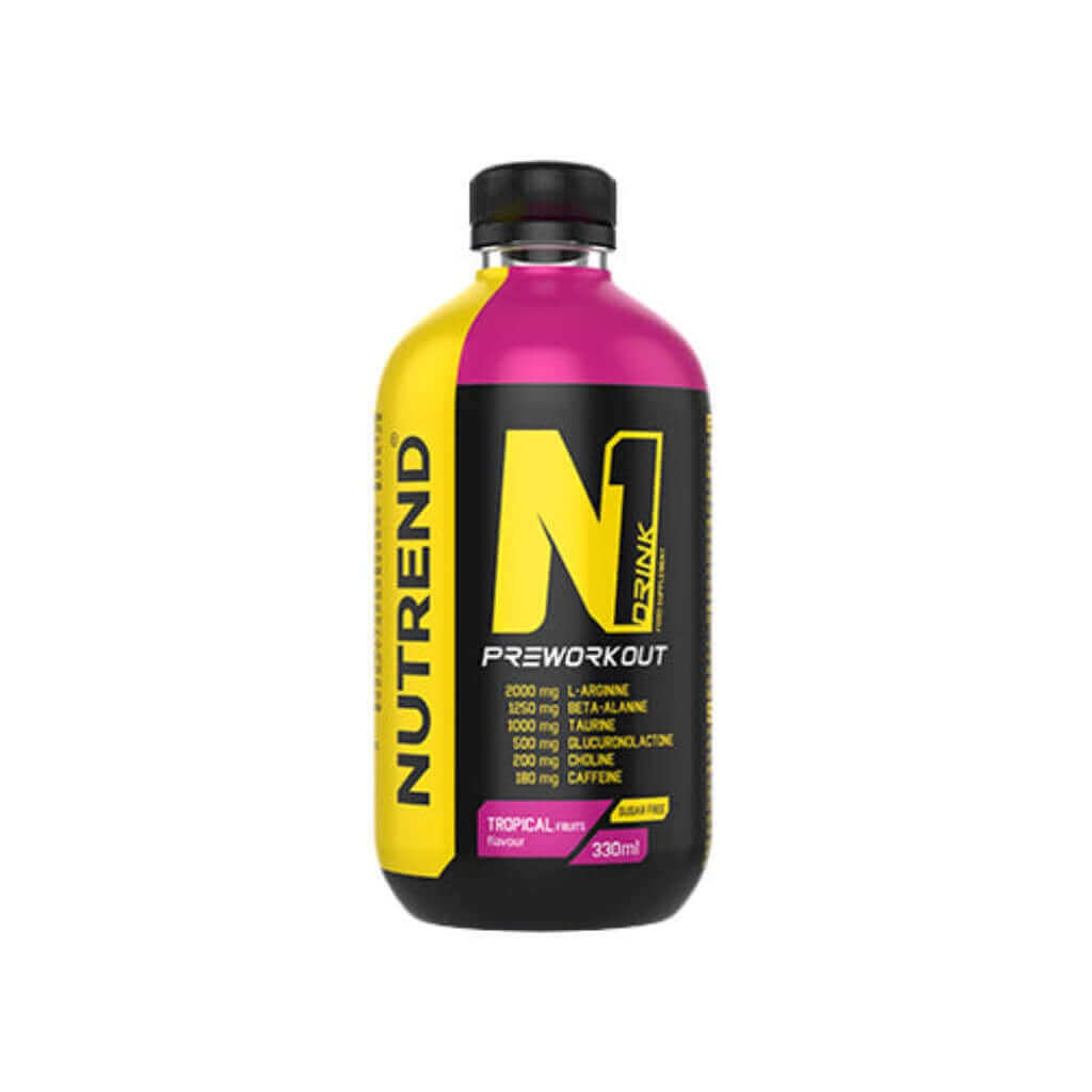 NUTREND-N1-Drink-Pre-Workout-330ml-saveur-Tropical