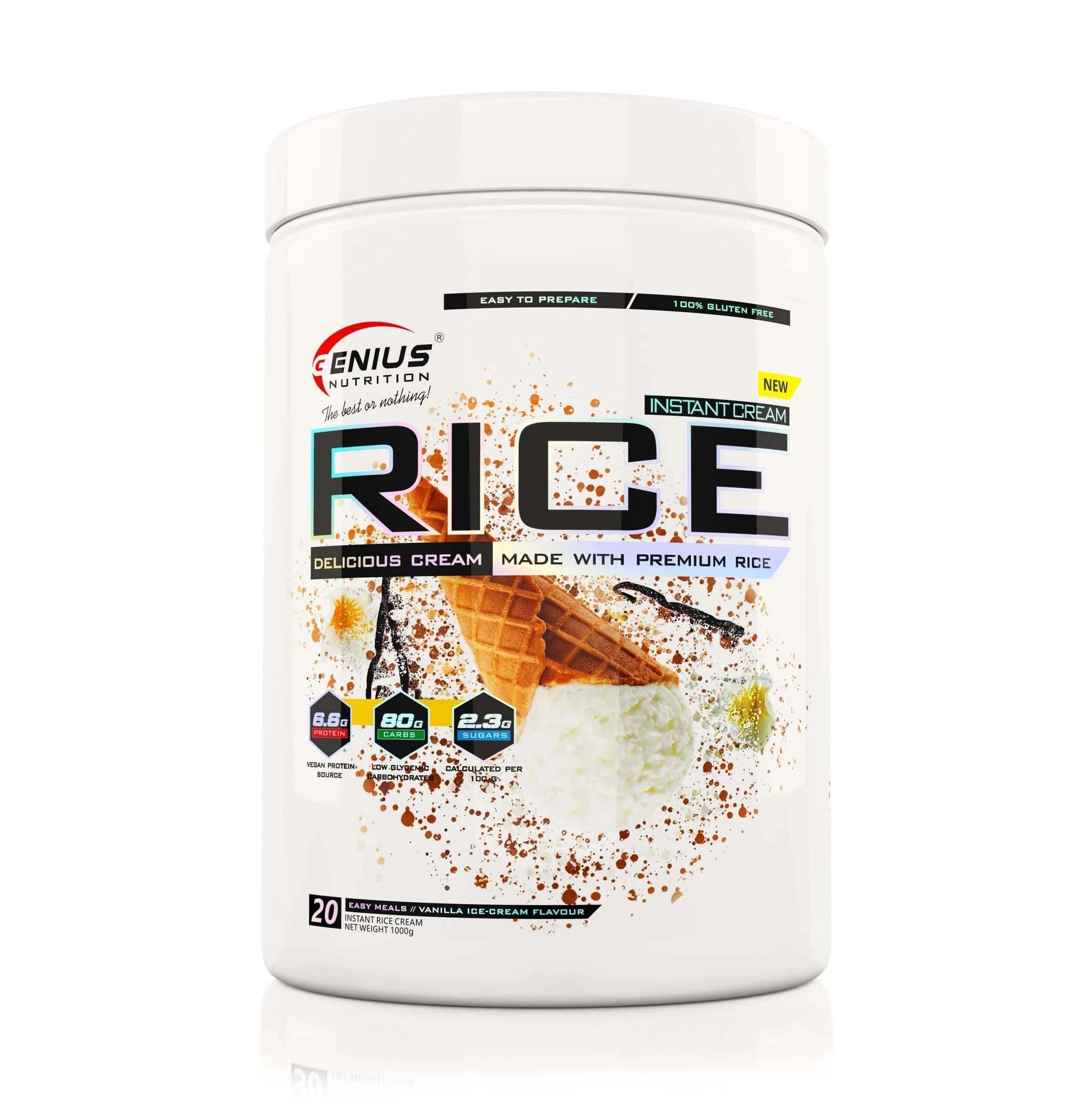 Rice Cream 1000g - Crème de Riz - Genius Nutrition France
