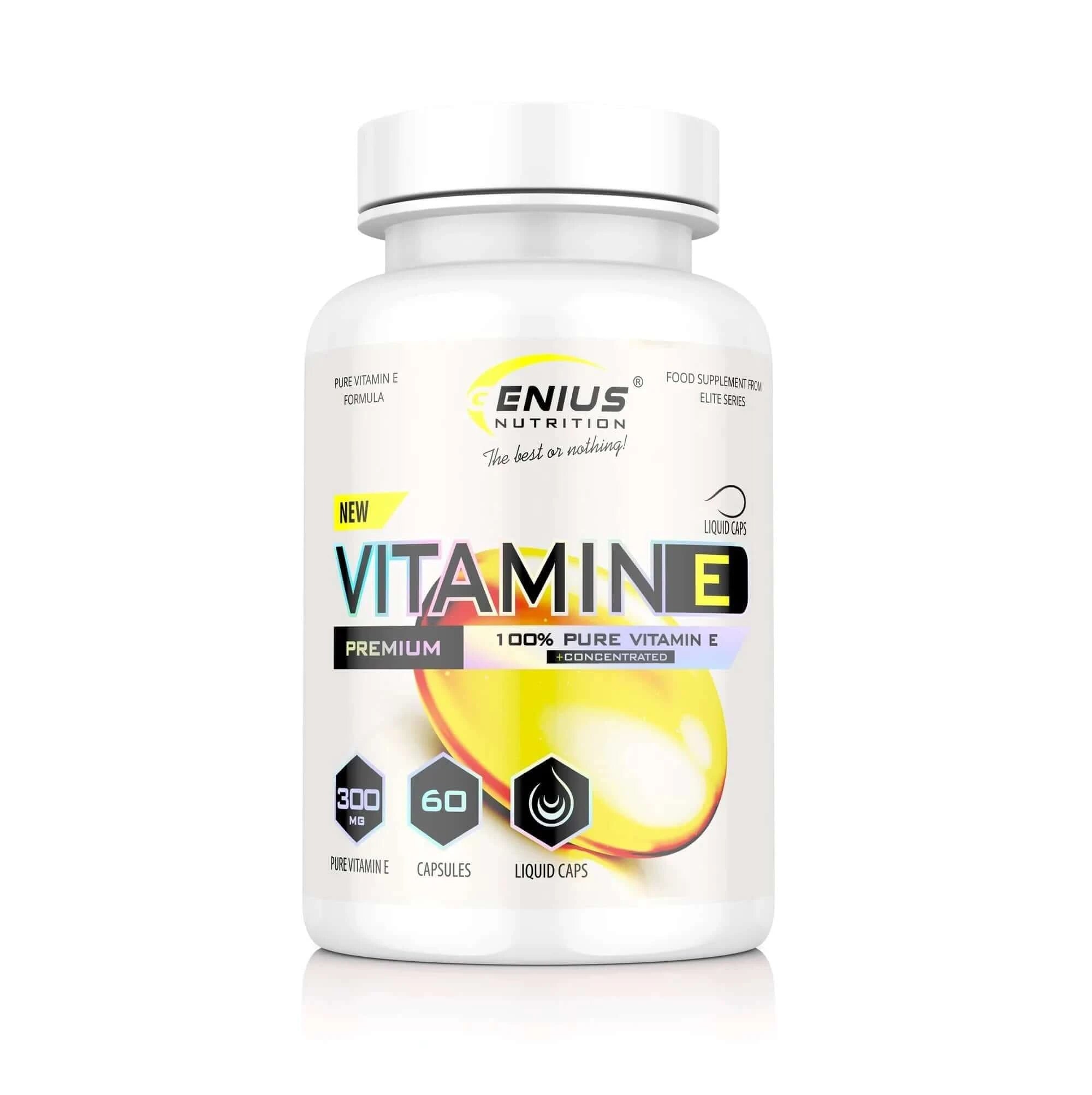 VITAMINE E - 60 capsules  Liquides