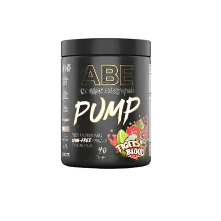 ABE PUMP ZERO STIM PRE-WORKOUT - 500g - Tigers Blood