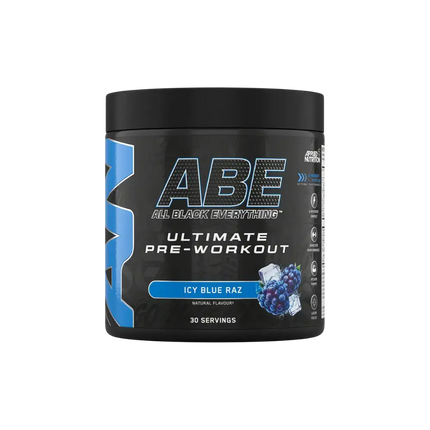 ABE Ultimate Pre-Workout 375g Applied Nutrition Icy Blue Raz - Booster pré-entraînement pour force et endurance
