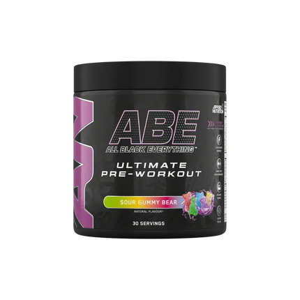 ABE Ultimate Pre-Workout 375g Applied Nutrition Sour Gummy Bear - Booster de performance et récupération améliorée