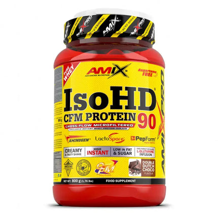 AMIX ISOHD 90 CFM whey isolat premium saveur Double Choco pot 800 g