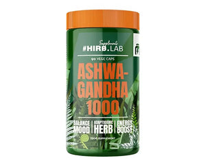 Complément Ashwagandha 1000 mg HIRO.LAB – 90 gélules végétales pour l'équilibre et la vitalité