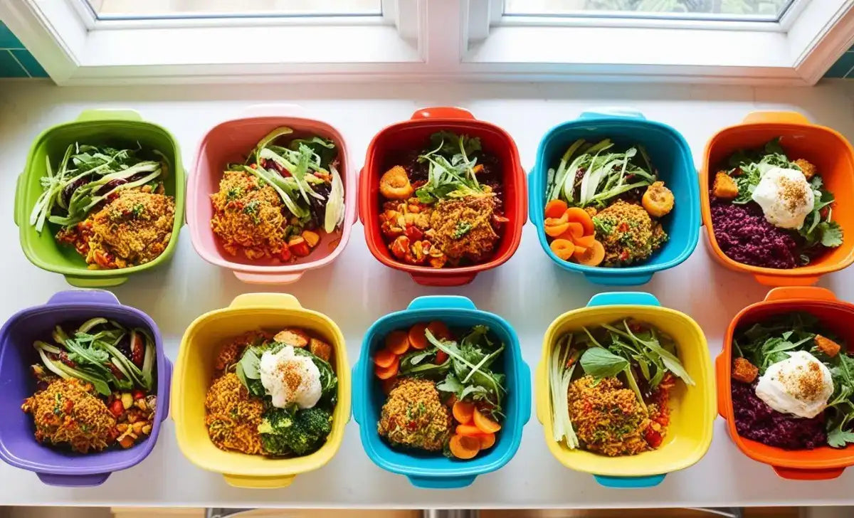 Idées de repas équilibrés préparés à l'avance avec batch cooking