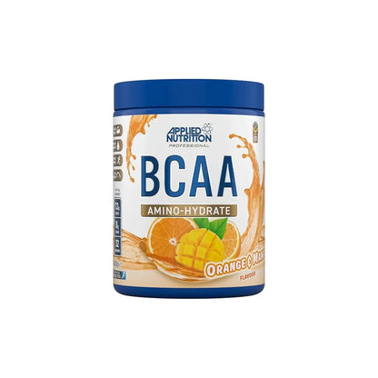 BCAA Amino Hydrate saveur orange et mangue Applied Nutrition pot 450g