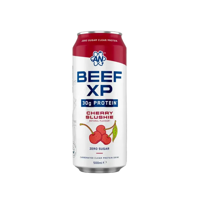Boisson clear protéine drink 500ml beef xp en canette rouge et blanche zero sucre 30g protéines