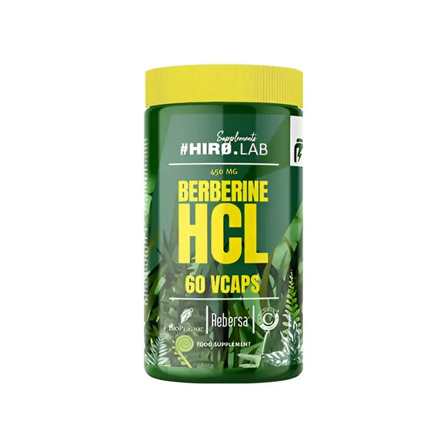 Contenant de supplément de berbérine HCL 450mg avec amino acids et créatine