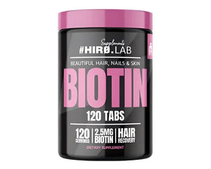 Biotin 120 Tabs - Hiro.Lab - Soutien optimal pour la santé de vos cheveux, peau et ongles. Biotines 120 Comprimés