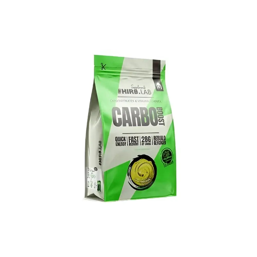 Carbo Boost 1000g Pomme Verte HIRO.LAB – Boisson énergétique saveur pomme verte pour l'endurance et la performance