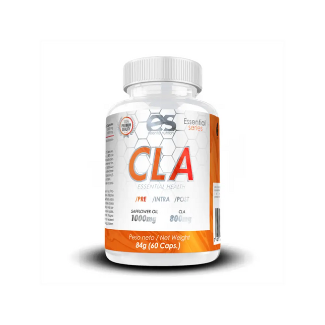 CLA Essential 60 Capsules 1000 mg - Essential Nutrition -  CLA Essential 60 Caps 1000 mg, réduction de la graisse corporelle