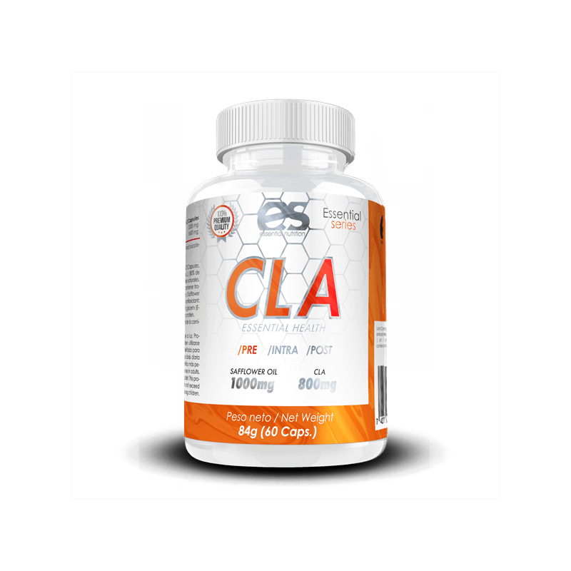  CLA Essential 60 Capsules 1000 mg - Essential Nutrition -  CLA Essential 60 Caps 1000 mg, réduction de la graisse corporelle
