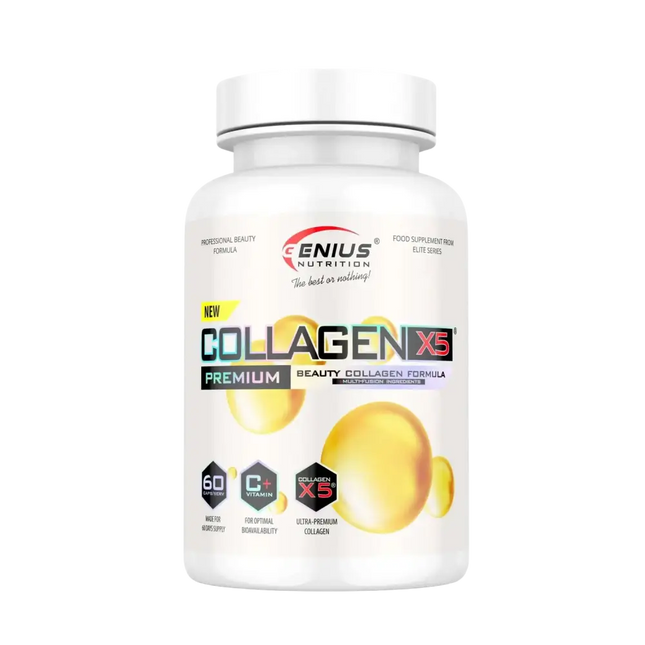 Collagen X5 - 60 capsules Genius Nutrition