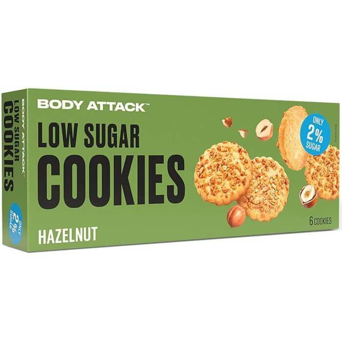 Paquet de cookies noisettes body attack  sports nutrition