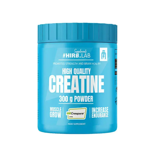 Créatine Creapure Hiro.Lab 300g – Monohydrate de créatine pure pour la croissance musculaire et l'endurance