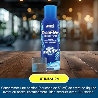 Utilisation CreaFlow Blue Raspberry – créatine liquide 3000mg avant ou après l'entraînement