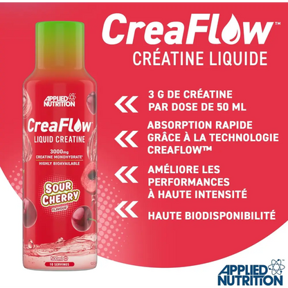 Bienfaits de la créatine CreaFlow Sour Cherry – performances sportives et récupération

