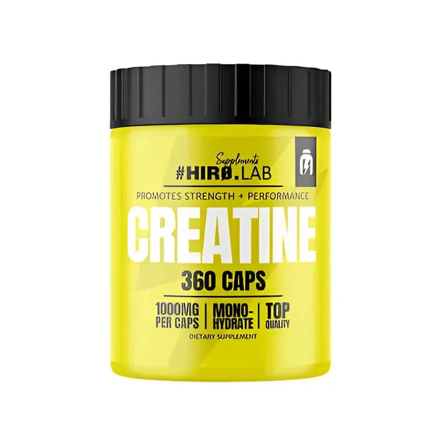 Boîte de créatine 360 capsules Hiro Lab - supplément pour la récupération et la prise de force