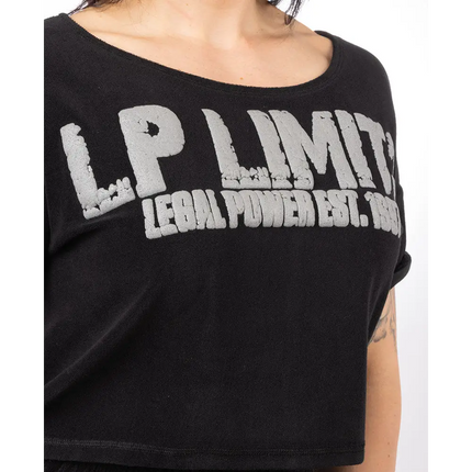 Crop Top LP Girls Stonewashed Towelling Legal Power