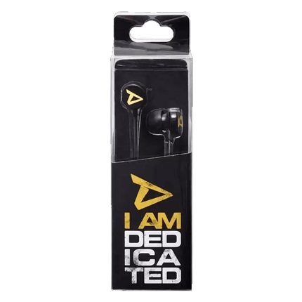 Boîte des écouteurs Dedicated – I AM DEDICATED, design sportif