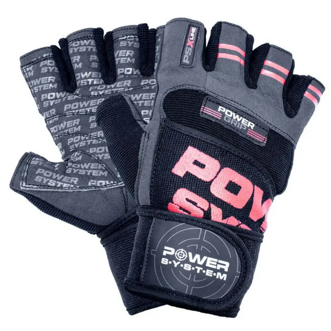 Gants POWER GRIP pour Haltérophilie - POWER SYSTEM