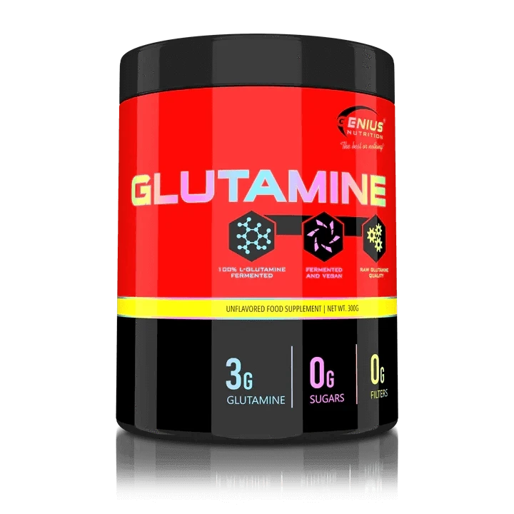 GLUTAMINE 300g - 100 Doses - Genius Nutrition France