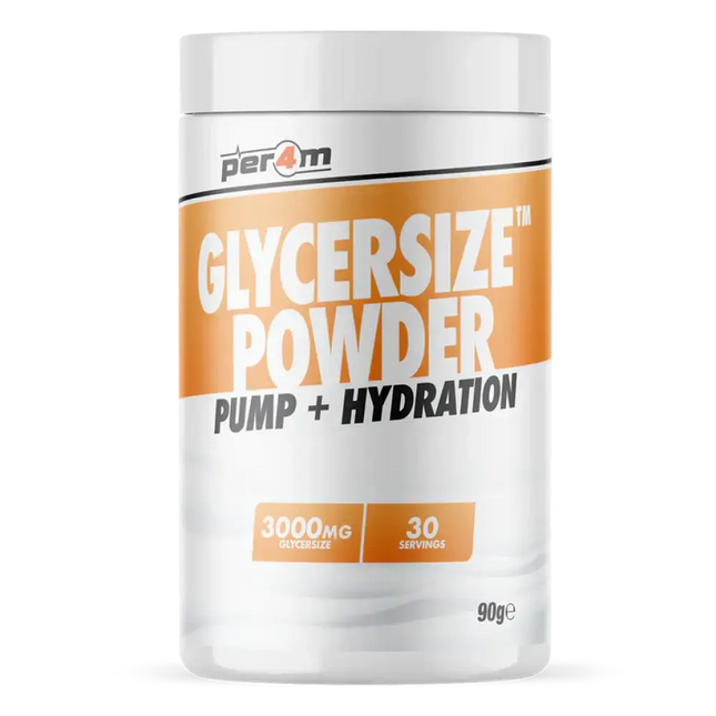 Per4m GlycerSize Powder Pump Hydration 90g complément glycérine pour congestion musculaire et hydratation