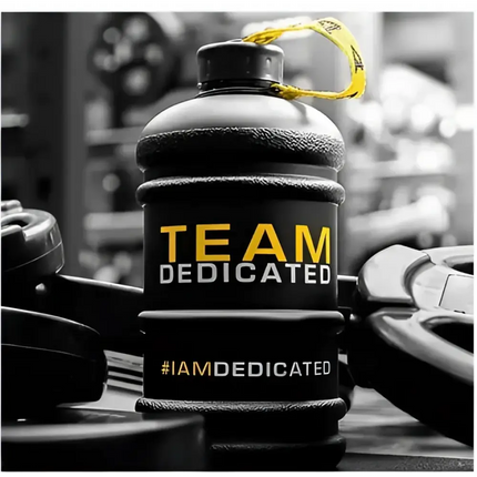 Bouteille de sport Dedicated Waterjug Matt Black – 2,2 litres, Team Dedicated