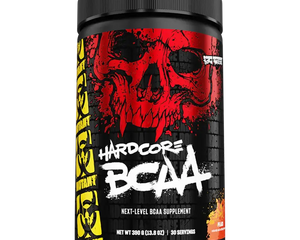 Conteneur de supplément Hardcore BCAA 390g pour la musculation et récupération sportive
