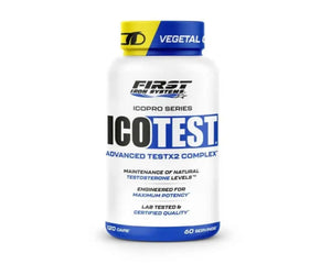 ICO TEST - First Iron Systems | Complément alimentaire naturel pour optimiser la testostérone, améliorer la récupération musculaire et renforcer la vitalité.