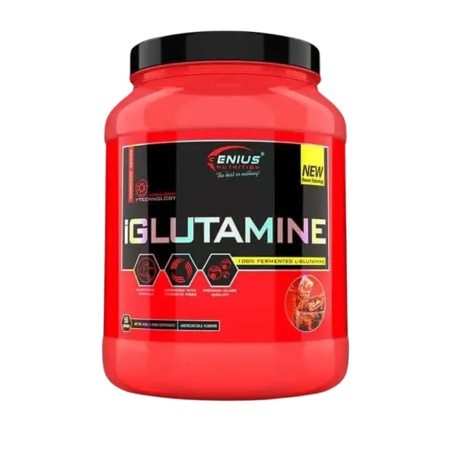 iglutamine cola 450g genius nutrition