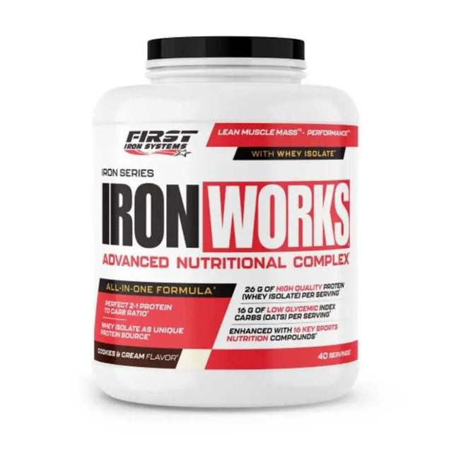 Iron Works 2200g - Cookies and cream - LEAN GAINER