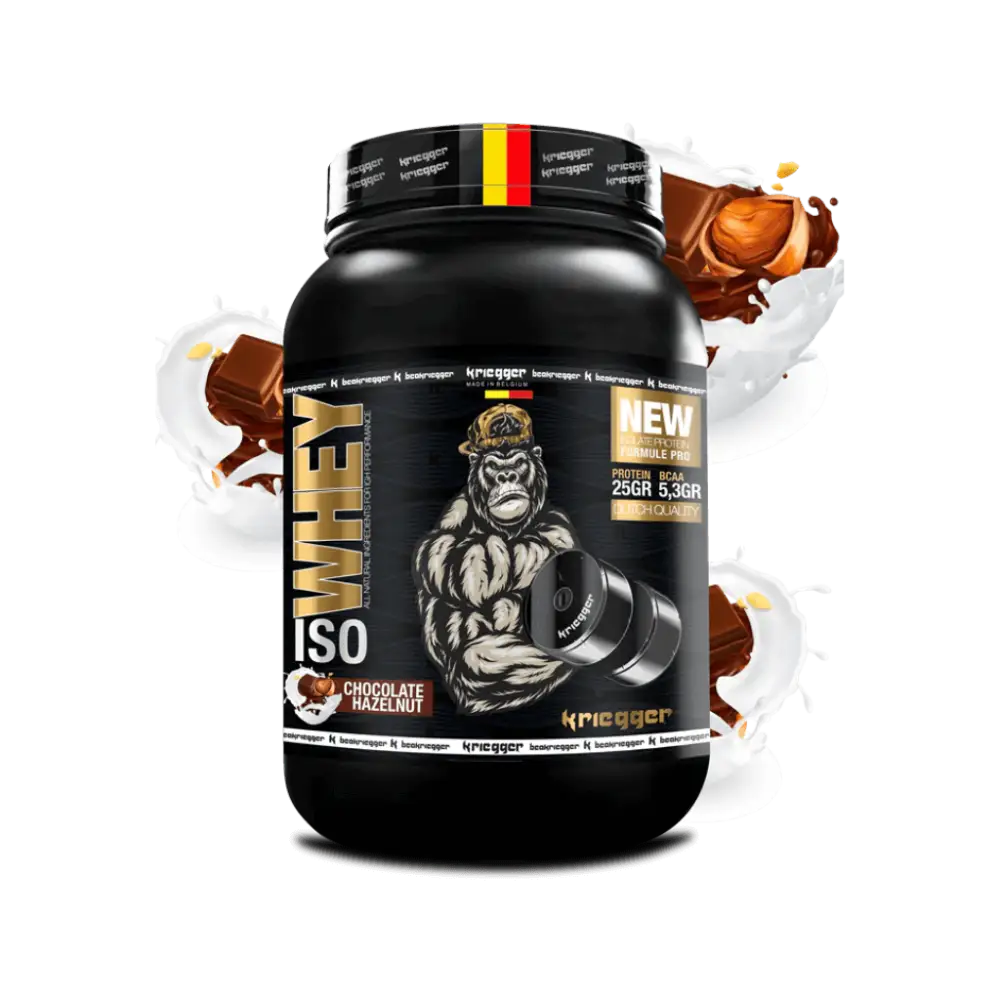 Iso Whey Protein Chocolat-Noisette 1 kg | Kriegger Sport Nutrition
